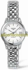 Longines Watches : L4.274.4.12.6 White Dial Women Watch