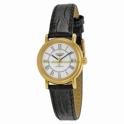 Longines Watches : L4.321.2.11.2 White Automatic Women Watch