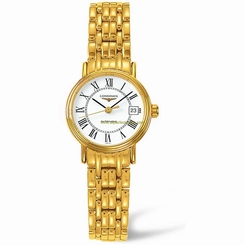 Longines Watches : L4.321.2.11.8 Automatic Gold Band Women Watch