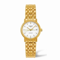 Longines Watches : L4.321.2.12.8 White Dial Pvd Band Women Watch