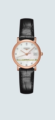 Longines Watches : L4.378.8.87.0 Mother Of Pearl Dial Rose Gold Band Women Watch