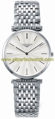 Longines Watches : L4.709.4.73.6 Quartz Stainless Steel Silver Dial Stainless Steel Band Men Watch
