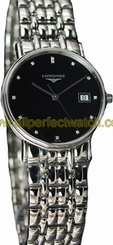 Longines Watches : L4.720.4.97.6 Quartz Diamond Set Men Watch