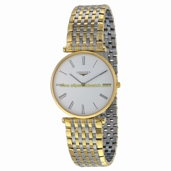 Longines Watches : L4.755.2.11.7 White Quartz Men Watch