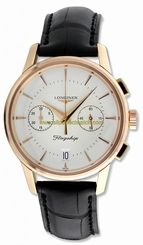 Longines Watches : L4.756.8.72.2 Automatic Rose Gold Men Watch