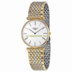 Longines Watches : L4.766.2.11.7 White Quartz Men Watch