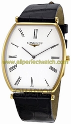 Longines Watches : L4.786.2.11.2 Quartz Gold Tone Men Watch