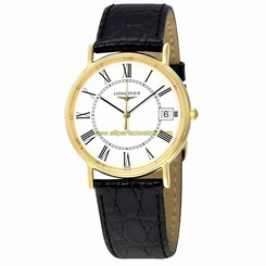 Longines Watches : L4.819.2.11.2 White Dial Quartz Men Watch