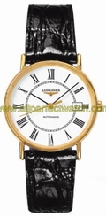 Longines Watches : L4.821.2.11.2 White Automatic Men Watch
