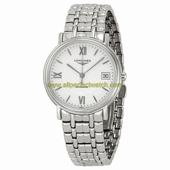 Longines Watches : L4.821.4.15.6 Automatic White Dial Date Stainless Steel Men Watch