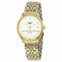 Longines Watches : L4.860.2.12.7 White Dial Automatic Women Watch