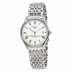 Longines Watches : L4.860.4.11.6 White Dial Automatic Unisex Watch