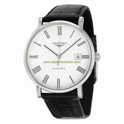 Longines Watches : L4.910.4.11.2 White Automatic Men Watch