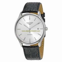 Longines Watches : L4.960.4.72.2 Silver Automatic Men Watch