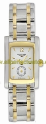 Longines Watches : L5.155.5.28.7 Quartz White Dial Small Second Hand 18ct Yellow Gold and Stainless Steel Women Watch