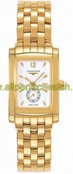 Longines Watches : L5.155.6.16.6 Quartz 18kt Yellow Gold White With Seconds Sub At 6 Dial Polished 18kt Yellow Gold Band Women Watch