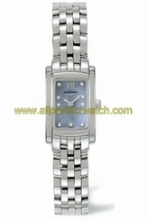 Longines Watches : L5.158.4.83.6 Blue Mother-of-pearl Dial Stainless Steel Band Women Watch