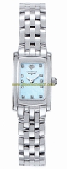 Longines Watches : L5.158.4.92.6 Quartz Blue Mother Of Pearl Diamonds Dial Stainless Steel Women Watch