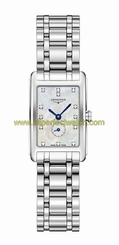 Longines Watches : L5.255.4.87.6 Quartz White Mother of Pearl Diamonds Indexes Dial Stainless Steel Women Watch