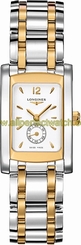 Longines Watches : L5.502.5.28.7 Quartz White Dial Small Second Stainless Steel 18ct Gold Women Watch