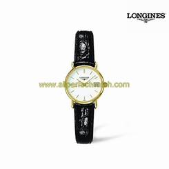 Longines Watches : L7.490.6.12.0 Quartz Leather Band Men Watch