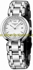 Longines Watches : L8.110.0.16.6 Automatic Stainless Steel White Dial Stainless Steel Band Women Watch