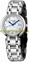 Longines Watches : L8.110.0.87.6 Quartz Stainless Steel Diamond/mother Of Pearl Dial Stainless Steel Band Women Watch