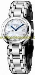 Longines Watches : L8.110.4.87.6 Quartz Stainless Steel Diamond/mother Of Pearl Dial Stainless Steel Band Women Watch