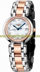 Longines Watches : L8.110.5.89.6 Quartz 18kt Rose Gold/stainless Steel Diamond/mother Of Pearl Dial 18kt Rose Gold/stainless Steel Band Women Watch