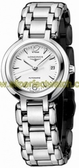 Longines Watches : L8.111.4.16.6 Automatic Stainless Steel White Dial Stainless Steel Band Women Watch