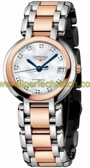 Longines Watches : L8.111.5.87.6 Automatic 18kt Rose Gold/stainless Steel Diamond/mother Of Pearl Dial 18kt Rose Gold/stainless Steel Band Women Watch