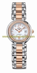 Longines Watches : L8.111.5.88.6 Automatic Mother of Pearl Dial Diamond Bezel Stainless Steel 18ct Rose Gold Women Watch