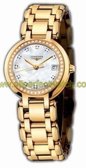 Longines Watches : L8.111.7.87.6 Automatic 18kt Gold Diamond/mother Of Pearl Dial 18kt Gold Band Women Watch