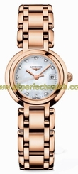Longines Watches : L8.111.8.87.6 Automatic 18kt Rose Gold Diamond/mother Of Pearl Dial 18kt Rose Gold Band Women Watch