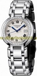 Longines Watches : L8.112.0.71.6 Quartz Stainless Steel Silver Dial Stainless Steel Band Women Watch