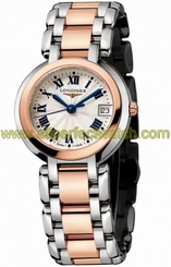 Fake AAA Longines Watches : L8.112.5.78.6 Quartz 18kt Rose Gold/stainless Steel Silver Dial 18kt Rose Gold/stainless Steel Band Women Watch Watch