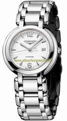 Longines Watches : L8.113.4.16.6 Automatic White Dial Date Stainless Steel 30mm Women Watch
