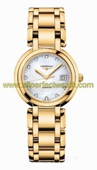 Longines Watches : L8.113.6.87.6 Automatic 18kt Gold Diamond/mother Of Pearl Dial 18kt Gold Band Women Watch
