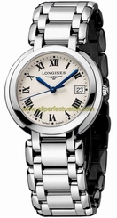 Longines Watches : L8.114.4.71.6 Quartz Stainless Steel Silver Dial Stainless Steel Band Women Watch