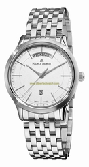 Maurice Lacroix Watches : LC1007-SS002130 Silver Dial Yellow Men Watch