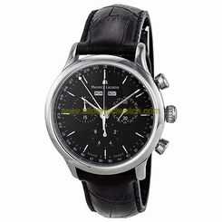 Maurice Lacroix Watches : LC1008-SS001-330 Black Quartz Men Watch