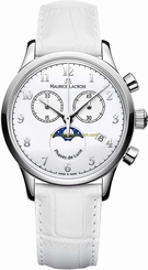 Maurice Lacroix Watches : LC1087-SS001-120-1 White Dial Stainless Steel Men Watch
