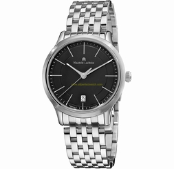 Maurice Lacroix Watches : LC1117-SS002330 Black Dial Stainless Steel Women Watch