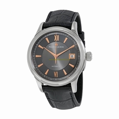 Maurice Lacroix Watches : LC6027-SS001-310 Black Dial Leather Men Watch