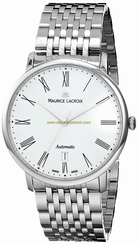 Maurice Lacroix Watches : LC6067-SS002-110 Silver Dial Stainless Steel Band Men Watch