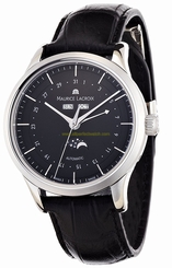 Maurice Lacroix Watches : LC6068-SS001-33E Black Dial Stainless Steel Band Men Watch