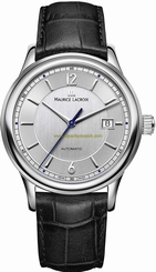 Maurice Lacroix Watches : LC6098-SS001-120-1 Men's Dial Display Type : Analogue Water-restistant (bar) : 3 Diameter (without crown) in mm/inches : 40 / 157 Weight in g/ounces : 79 / 279 Men Watch