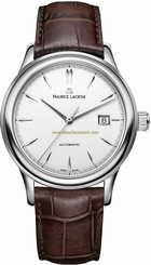Maurice Lacroix Watches : LC6098-SS001-130-2 Men's Dial Display Type : Analogue Water-restistant (bar) : 3 Diameter (without crown) in mm/inches : 40 / 157 Weight in g/ounces : 79 / 279 Men Watch