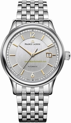 Maurice Lacroix Watches : LC6098-SS002-121-1 Automatic Date Stainless Steel Men Watch