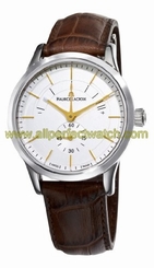 Maurice Lacroix Watches : LC7008-SS001-130 Mechanical Hand Wind Power Reserve Indicator Small Second Hand Men Watch